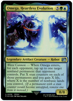 Omega, Heartless Evolution (Foil) - 0236 - Final Fantasy - MTG - NM/M - Image 1