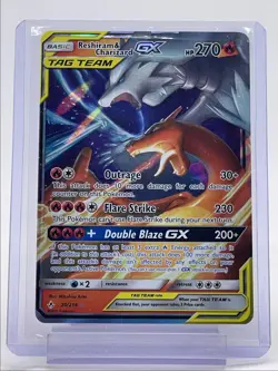 RESHIRAM & CHARIZARD GX 2019 POKEMON S&M UNBROKEN BONDS RARE HOLO A Q6233 - Image 1