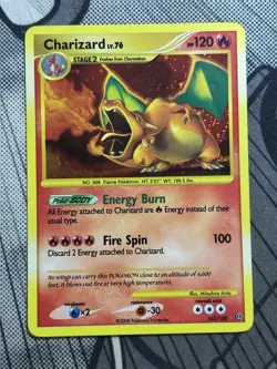 LP/MP - Pokemon Charizard 103/100 Stormfront Holo Rare - Image 1