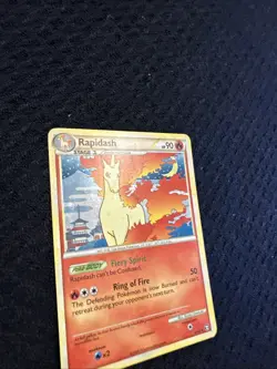 Pokemon Rapidash 8/102 - Reverse Holo Rare HGSS Triumphant - Image 3
