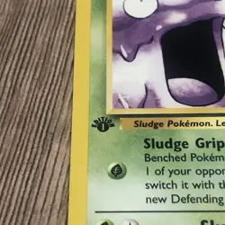 Koga's Grimer 78/132 Pokemon Gym Challenge 1st Edition LP 2000 - Image 2