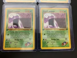 Koga's Grimer 78/132 1st Edition NM Gym Challenge Non-Holo Pokemon Card - Image 3