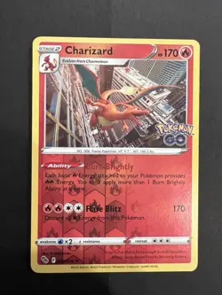 Charizard 010/078 Pokemon Go Reverse Holo - Image 1