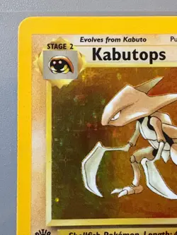 Kabutops 9 / 62 Pokemon TCG First Edition Fossil Holo - Image 2
