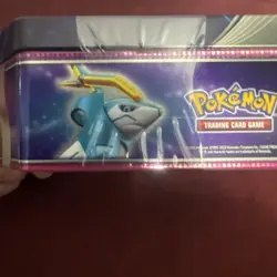 Pokemon TCG Paradox Destinies Tin Iron Crown EX 5 packs New Factory Sealed - Image 2