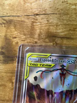 Espeon & Deoxys GX - SM240 - Pokemon Sun & Moon Promo Ultra Rare Card NM - Image 5