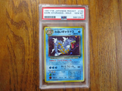 1997 Pokemon Japanese Rocket Dark Gyarados Holo #130 PSA 10 - Image 1