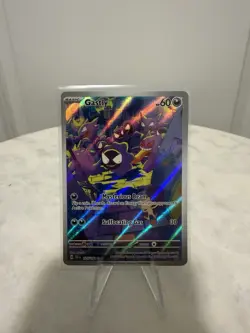 Pokemon TCG Gastly Illustration Rare IR Holo Card 177/162 Temporal Forces - Image 1