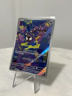 Pokemon TCG Gastly Illustration Rare IR Holo Card 177/162 Temporal Forces - Image 3