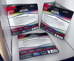 Pokemon TCG Prismatic Evolutions Tech Sticker Collection Blister Set of 3 Sealed - Image 2