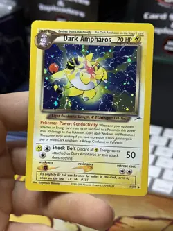 Dark Ampharos 1/105 Neo Destiny 2000 Holo Rare WOTC Pokemon Card TCG - Image 3