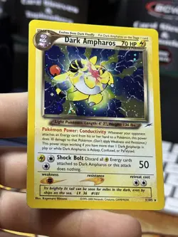 Dark Ampharos 1/105 Neo Destiny 2000 Holo Rare WOTC Pokemon Card TCG - Image 5