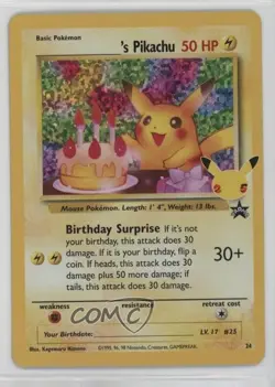 _____'s Pikachu (Wizards Black Star Promo) Pokemon Celebrations #24 - Image 1