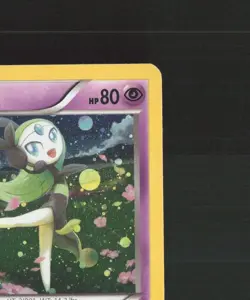 Meloetta XY193 XY Black Star Promo Cosmos Holo Pokemon Card LP - Image 4