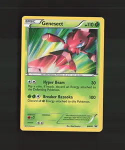 Genesect BW99 Black & White Black Star Promo Shiny Holo Pokemon Card DMG - Image 1