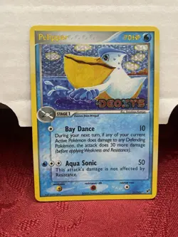 Pokemon TCG EX Deoxys Pelipper 21/107 Reverse Holo LP - Image 3