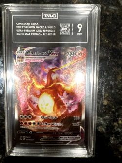Charizard VMAX 2022 POKEMON SWORD & SHIELD BLACK STAR PROMOS #SWSH261 TAG 9 - Image 3