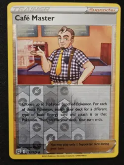 Cafe Master 133/172 SWSH Brilliant Stars Reverse Holo Trainer Pokemon 2022 NM - Image 1