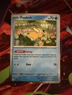 Psyduck 007 Mega Evolution Black Star Promo Holo Pokemon Card - Image 1