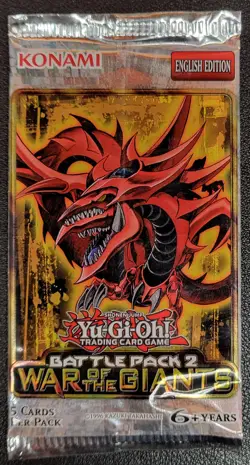 Yugioh Battle Pack 2 War of the Giants Unlimited Booster Pack Sealed [1-Pack] - Image 1