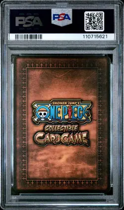 2006 One Piece CCG Luffy CH084 THE LAUGHING PIRATE GRAND LINE FOIL PSA 10 - Image 2