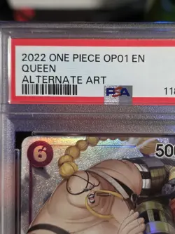 2022 One Piece OP01-097 Queen Alt Art Romance Dawn - PSA 10 Pre Errata - Image 2