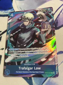Trafalgar Law - One Piece TCG OP07-047 Seven Warlords of Sea Set English Alt PR - Image 1