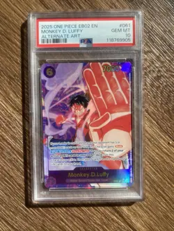 Monkey.D.Luffy (061) (Alternate Art) EB02-061 Extra Booster: Anime 25th Foil - Image 1