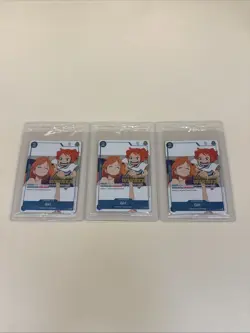 Girl (OP14 Release Event Winner) P-096 One Piece Promotion Cards Foil x3 - Image 1