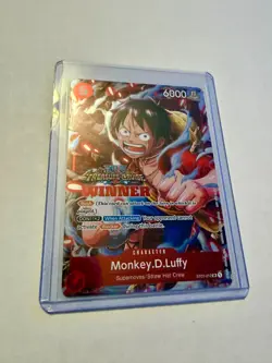 Monkey D. Luffy WINNER Promo Vol 5 ST01-012 One Piece TCG NM - Image 1