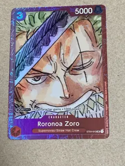 One Piece TCG Roronoa Zoro Premium Collection Film Red ST01-013 Promo Card NM - Image 1