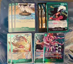 Deck Core for Mihawk Deck One Piece CCG OP14 The Azure Sea's Seven Lot of 11 - Image 1