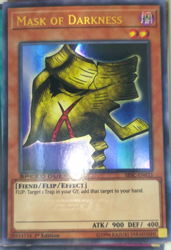 Yugioh Mask of Darkness SBSC-EN033 Trading Card Game CCG TCG 1st Ed. - Image 1