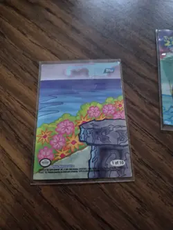 2 2000 Topps Pokemon Ash Slowking Movie 2000 Sticker Cards 1 OF 10 , 3 Of 10 - Image 3