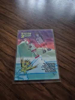 2 2000 Topps Pokemon Ash Slowking Movie 2000 Sticker Cards 1 OF 10 , 3 Of 10 - Image 5