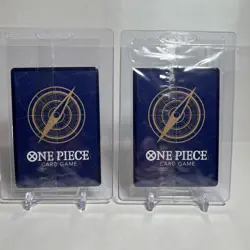 TWO Monkey.D.Luffy (Treasure Booster Set) ST10-006 One Piece Promo Card Sealed! - Image 2