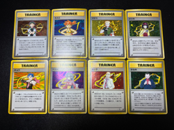 (LP) Gym leader 8 types complete set old back Japanese Pokemon Card - Image 1