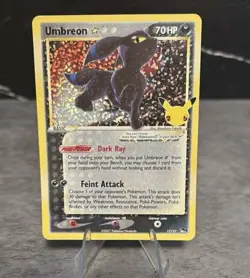 Pokemon TCG Celebrations Umbreon Gold Star Card 17/17 Near Mint Condition - Image 1
