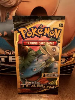 Pokemon Sun And Moon Team Up. 3 Card Packs. 4 Packs Full Art Set. - Image 4