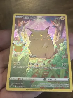 Pokemon Pikachu TCG Holo Ultra Rare Card Celebrations 005/025 NM Condition - Image 5