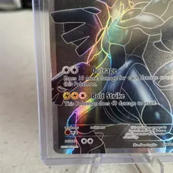 Zekrom 114/114 Black & White 2011 Full Art Holo Pokemon Card Black Background - Image 4