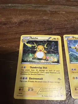 Pokemon TCG Pikachu Holographic 4 Card Lot - Image 2