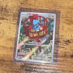 Pokemon Riolu Me: Mega Evolution Promo Holo Card 010 Basic English TCG - Image 1