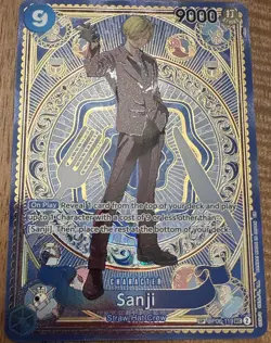Sanji SEC OP06-119 SP Parallel A Fist of Divine Speed ONE PIECE Card English - Image 1