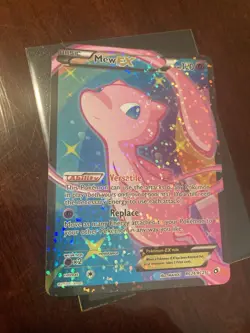 Pokemon Mew EX Full Art Holo Ultra Rare RC24/RC25 Legendary Treasures Card - Image 1
