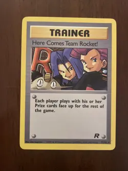 Here Comes Team Rocket-1st Edition Regular NM Card #17 - Image 1