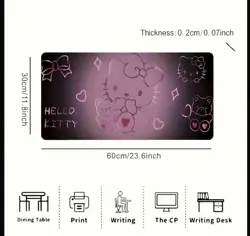 Anime Sanrio Hello Kitty Collectible Play Mat NEW Cards TCG Mtg Games Pokemon PC - Image 2