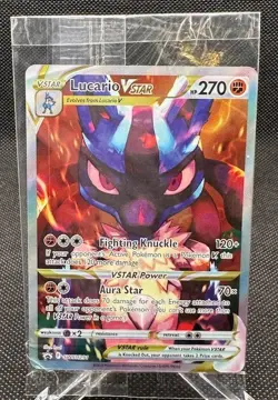 Lucario VSTAR SWSH291 SWSH: Sword & Shield Promo Cards Holo- SEALED! - Image 1