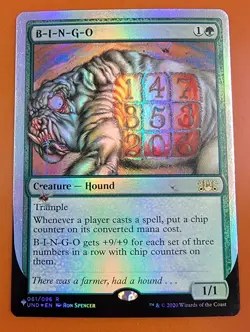 1x B-I-N-G-O | FOIL The List | Unfinity | MTG Magic Cards - Image 1