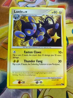 POKEMON PROMO CARD - POP SERIES 8 - LUXIO 8/17 - NM - Image 1